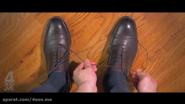 گره زدن بند کفش آقایون