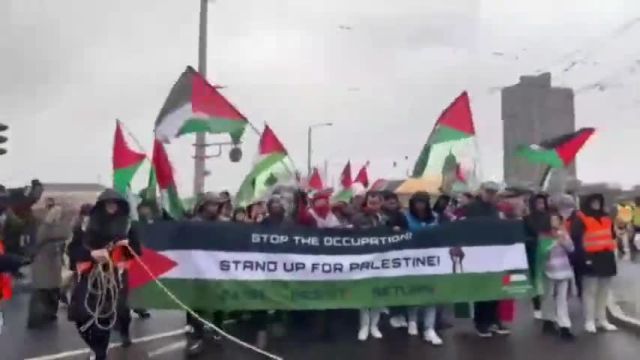 تظاهرات همبستگی با غزه در آلمان: فیلم‌های تحرک‌انگیز