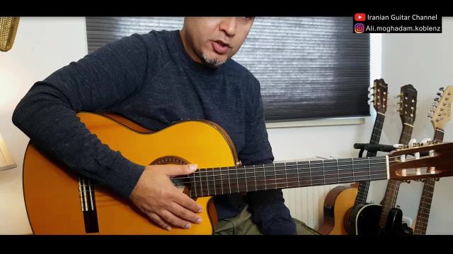 آموزش گیتار آهنگ افغانی سرزمین من