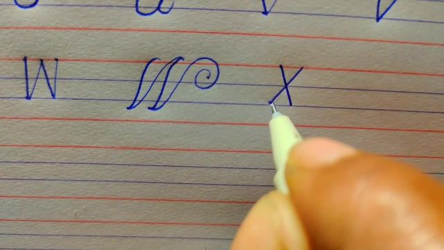 تمرین خوشنویسی حروف بزرگ انگلیسی از a تا z