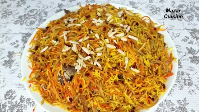 طرز تهیه نارنج پلو افغانی