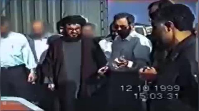 ویدئو دیده نشده از سیدحسن نصرالله در حال بازدید از پهپادهای انتحاری ایران