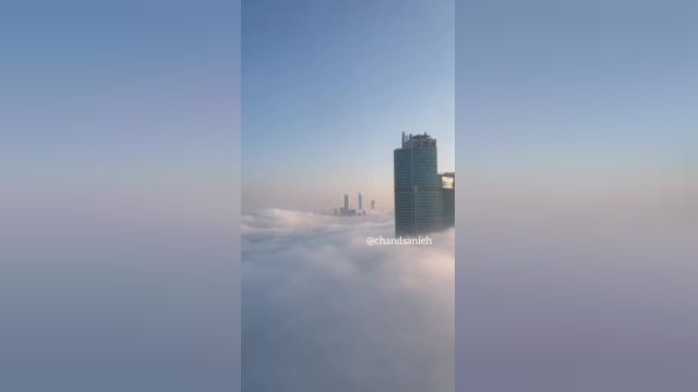 تجربه‌ای بی‌نظیر با ویدیوهای مه‌شدید در ابوظبی، پایتخت امارات