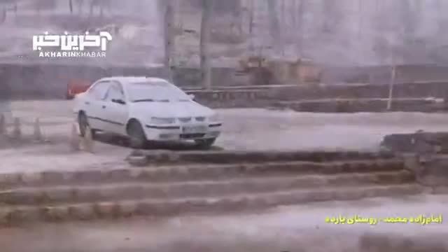 بارش برف پاییزی در چهارمحال و بختیاری