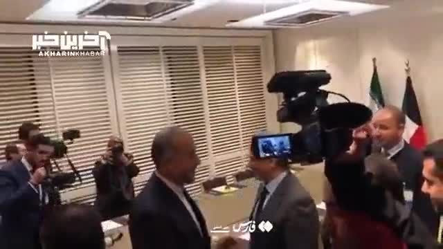 دیدار وزرای امور خارجه ایران و کویت در ژنو