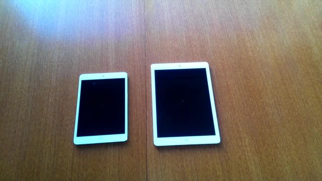 مقایسه iPad Mini با نمایشگر رتینا با مقایسه هوای iPad