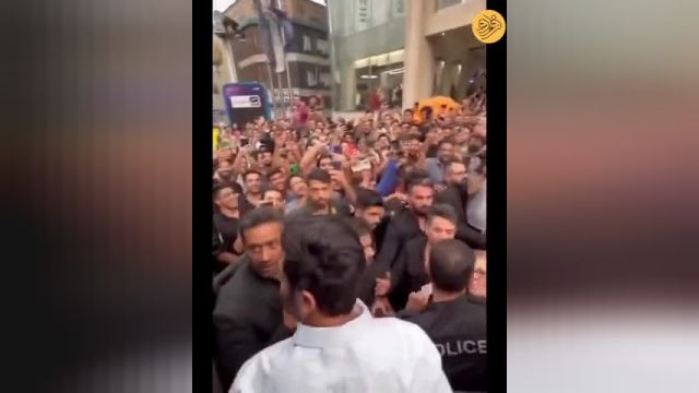 ازدحام جمعیت برای دیدن محمدرضا گلزار  | ویدیو