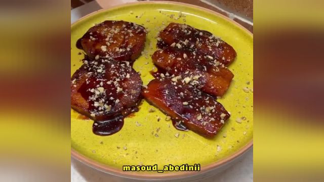 طرز تهیه دسر کدو تنبل با شیره انگور خوشمزه و خوش خوراک در چند دقیقه