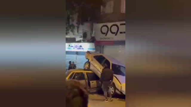 یک پراید در سنندج پژو 405 را به پرواز در آورد