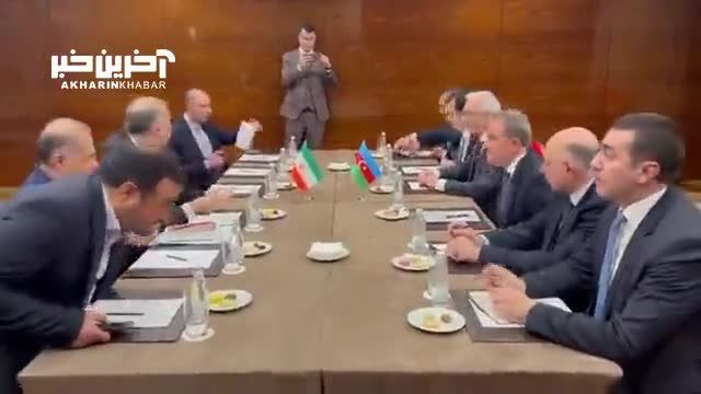 دیدار وزرای خارجه دو کشور ایران و آذربایجان در مسکو