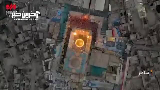 انتشار تصاویر هوایی از سامرا برای نخستین بار