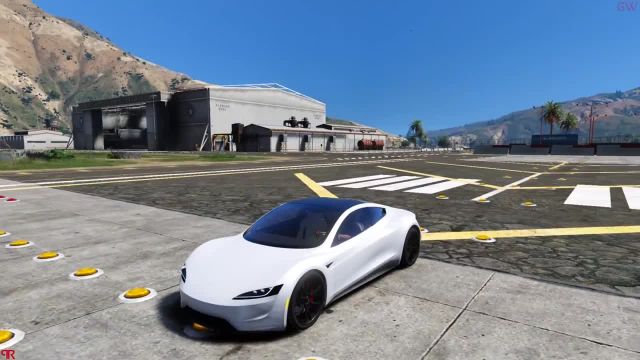 ماشین Tesla Roadster 2020 برای بازی GTA V