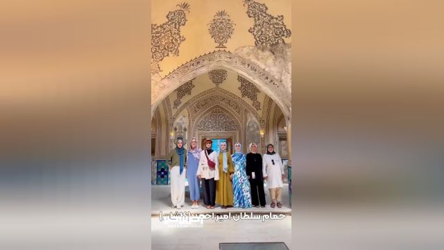 حرکت جالب چند گردشگر زن خارجی در ایران