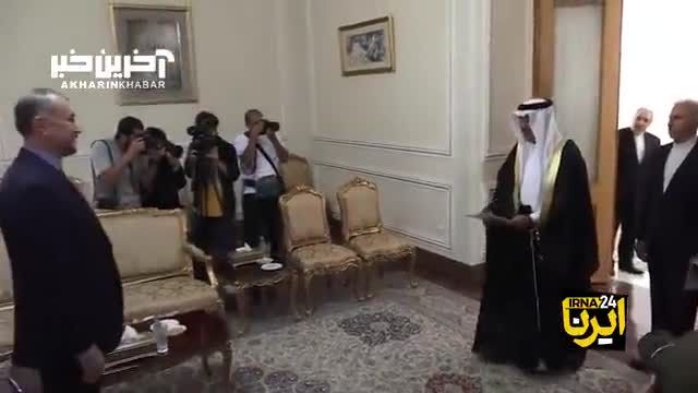 سفیر جدید عربستان رونوشت استوارنامه خود را تقدیم امیرعبداللهیان کرد + فیلم
