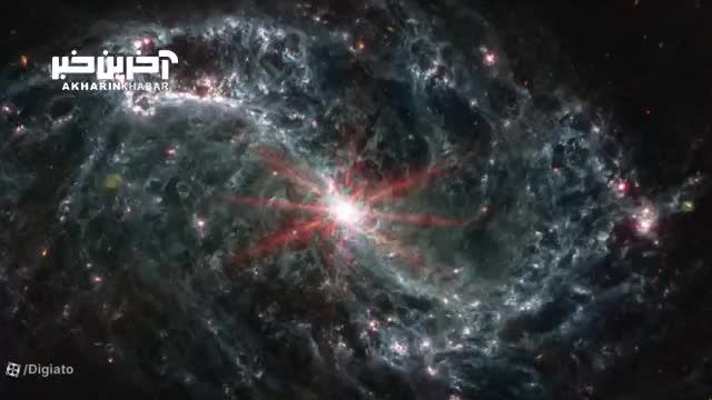 ویدیو جالب از ابرهای تشکیل دهنده ستاره ای در کهکشانی دیگر