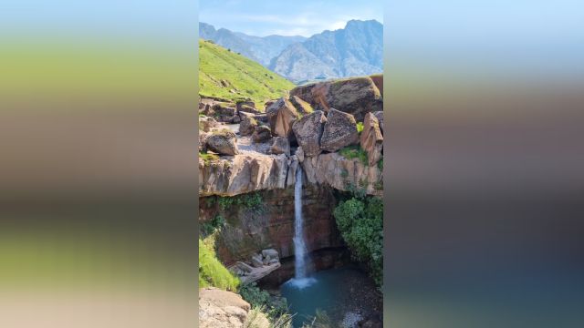 آبشار مار بره دره‌ شهر در استان زیبای ایلام
