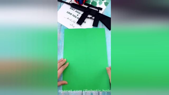 آموزش ساخت تفنگ کاغذی