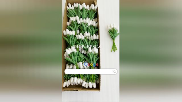 لیست شاخه گل مصنوعی لاله طرح 10 گل |فروشگاه ملی