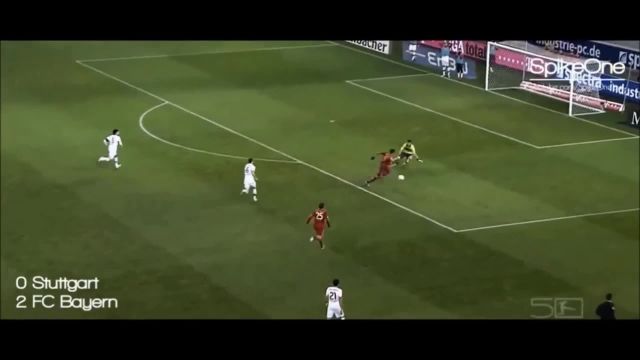 گل های بازی اشتوتگارت 0-2 بایرن(بوندس لیگا 2012-13)