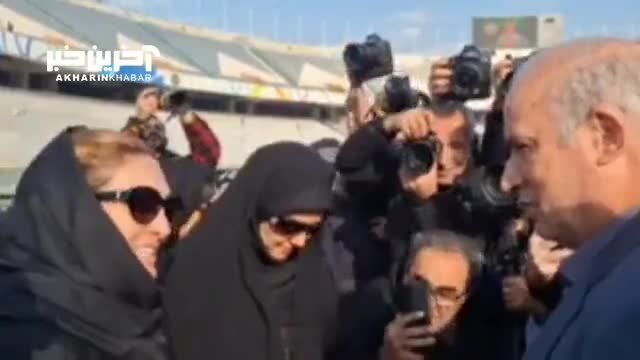 حضور تاج در مراسم وداع با ملیکا محمدی: یک لحظه خاص و پر احساس
