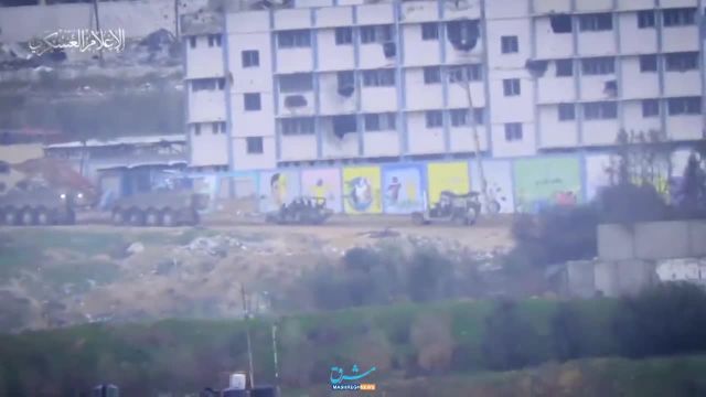 تصویری از لحظه انهدام یکی از ادوات زرهی ارتش اسرائیل توسط حماس