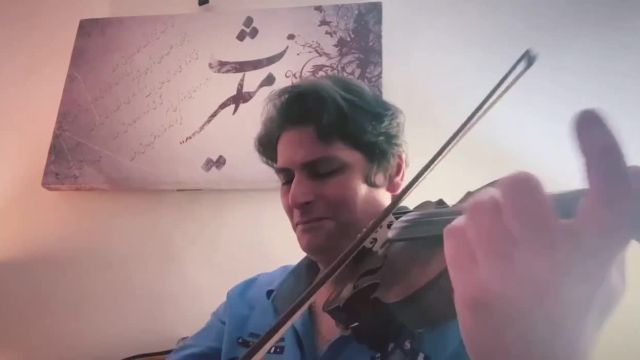 ویولن نوازی روزبه کلانتر چهارمضراب بیات اصفهان