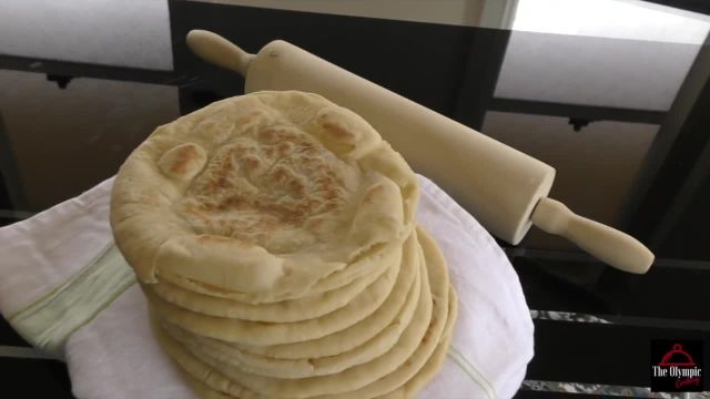 روش پخت نان پیتا خانگی خوشمزه و خاص به سبک افغانی