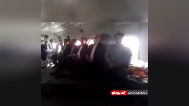 تصویر داخل کابین بالگرد حامل وزیر ورزش قبل از سقوط | ویدیو