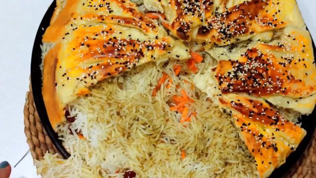 طرز تهیه پرده پلو افغانی غذای خوشمزه و مجلسی با دستور آسان