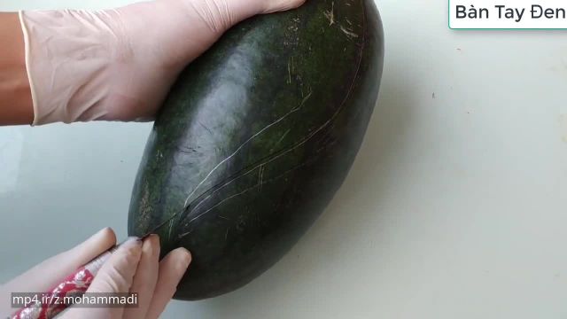 آموزش میوه آرایی یلدایی و حکاکی روی هندوانه(قسمت2)