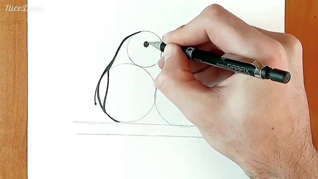 یادگیری نقاشی عشق دو پرنده با مداد برای مبتدیان