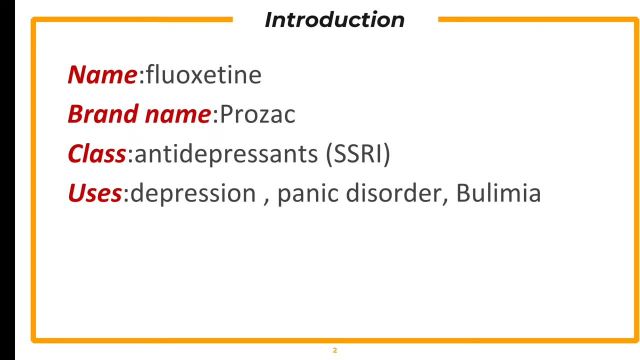 کاربرد فلوکستین fluoxetine چیست؟ عوارض مصرف فلوکستین داروی ضد افسردگی