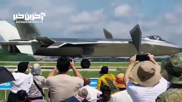 جنگنده چینی | مانور خیره‌ کننده جنگنده قدرتمند چینی