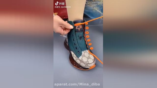 ترفند بستن بند کفش خاص