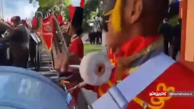 همخوانی جالب سرود ملی جمهوری اسلامی ایران توسط تشریفات ونزوئلا | ویدیو