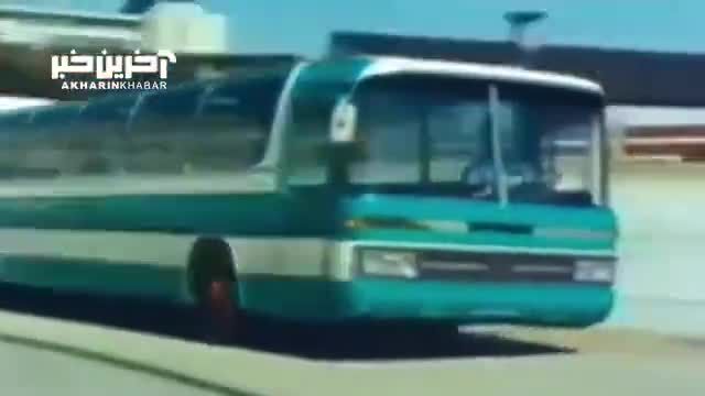 تست ایمنی اتوبوس مرسدس بنز در سال 1973
