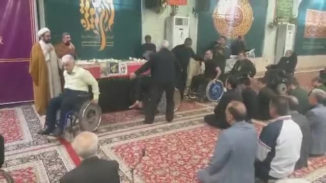 مراسم تشییع پیکر جانباز شهید «علی‌محمد نوروزی» در مشهد