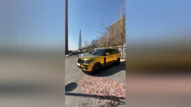 رینج روور طلایی در ایران!!// Is this 2014 Range Rover Vogue made of GOLD??