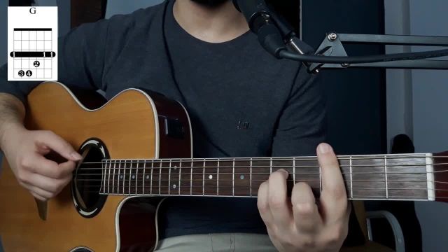 آموزش گیتار | آکورد آهنگ قسمت من از علیرضا جی جی