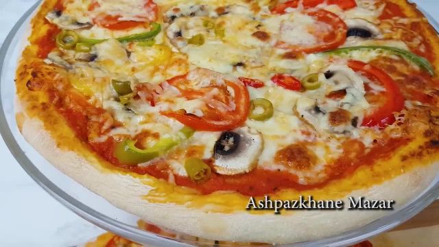 طرز تهیه پیتزا با مرغ خوشمزه و مخصوص به سبک افغانی