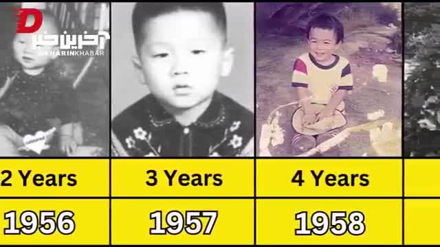 تغییر چهره جکی چان از نوزادی تا 69 سالگی