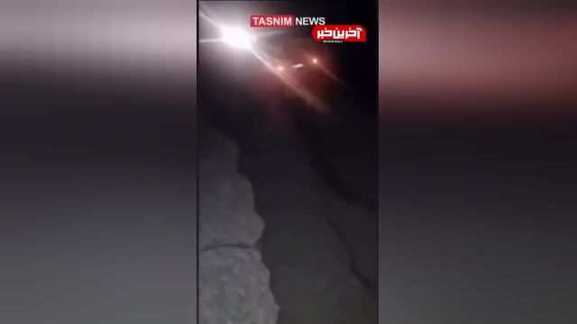 کلیپ زلزله ترکیه | وضعیت جاده‌های استان «هاتای» ترکیه بعد از زلزله
