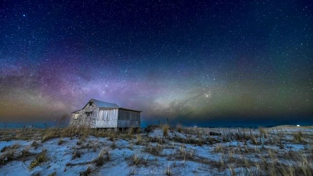 کهکشان راه شیری در نیوجرسی | پارک ایالتی ساحل جزیره