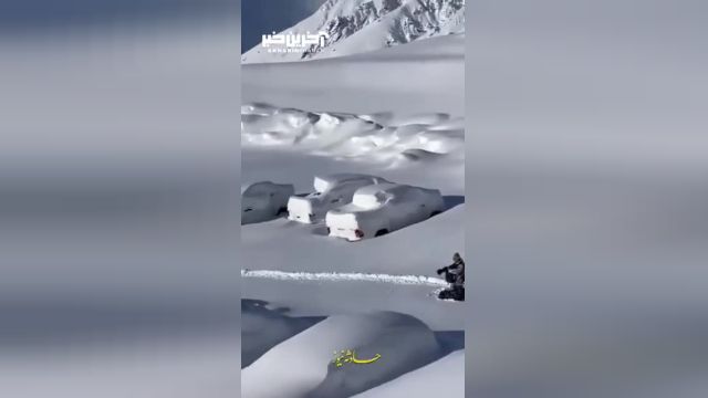 بارش 1 متری برف در آرژانتین | ویدئو
