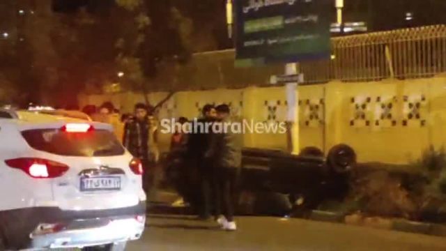 چپ کردن خودرو در مشهد (ویدئو)
