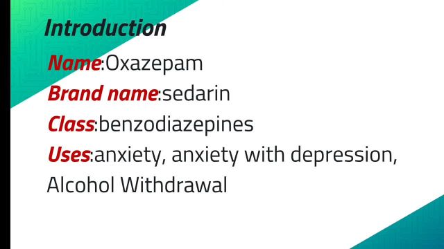 همه چیز در مورد اگزازپام oxazepam | داروی اضطراب و ترک الکل