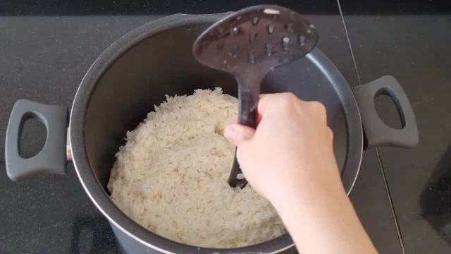 طرز تهیه برنج کته با ته دیگ نونی ساده و خوشمزه با دستور آسان