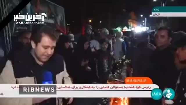 تجمع مردم در محل حادثه تروریستی کرمان: شعله‌ور شدن شمع انسانیت