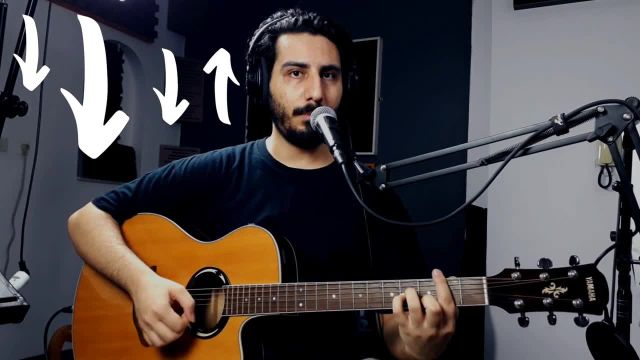 آموزش گیتار | آکورد آهنگ تیز از مهراد هیدن