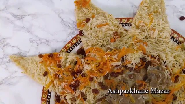 طرز تهیه پرده پلو اوزبیکی بسیار خوشمزه و بی نظیر به سبک اصیل افغانستان